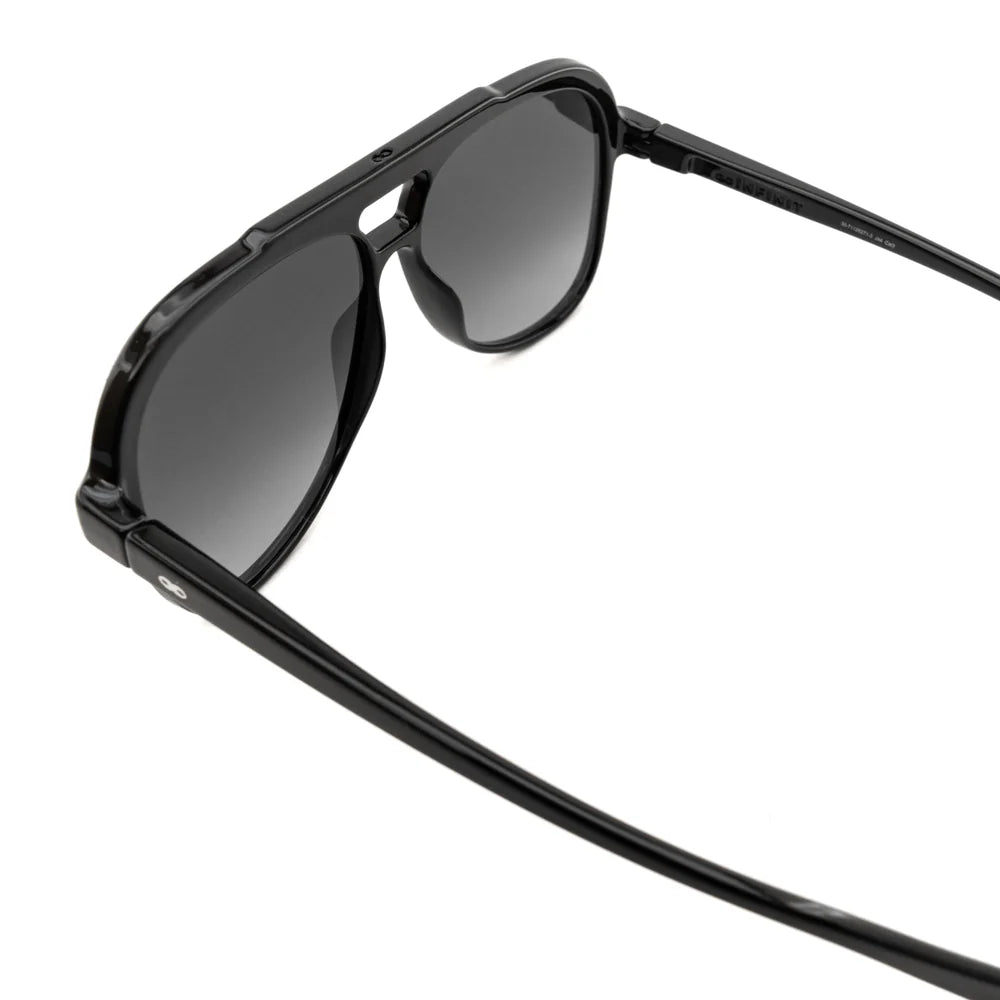 Lentes de Sol - Triple XXX - Black Shiny - Lente polarizada gris