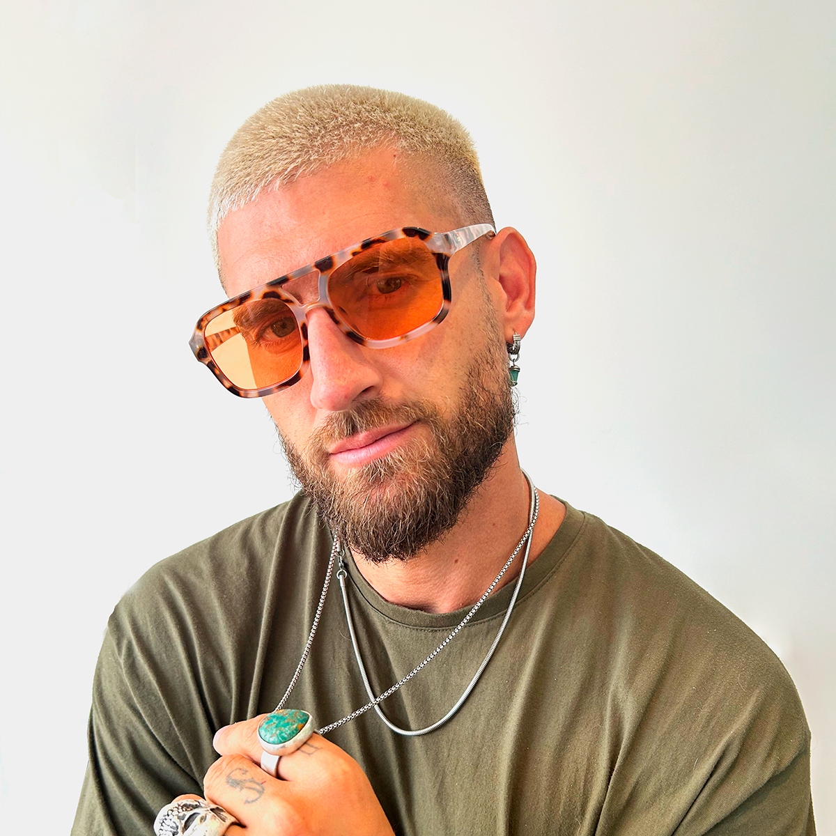 Lentes de Sol - Corsa - Demi Marrón- Lente mandarina
