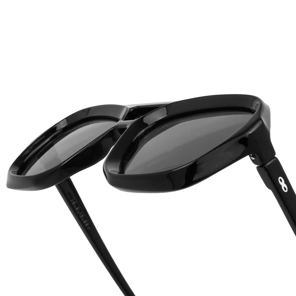 Lentes de Sol - Tiger - Black Shiny - Lente polarizada gris