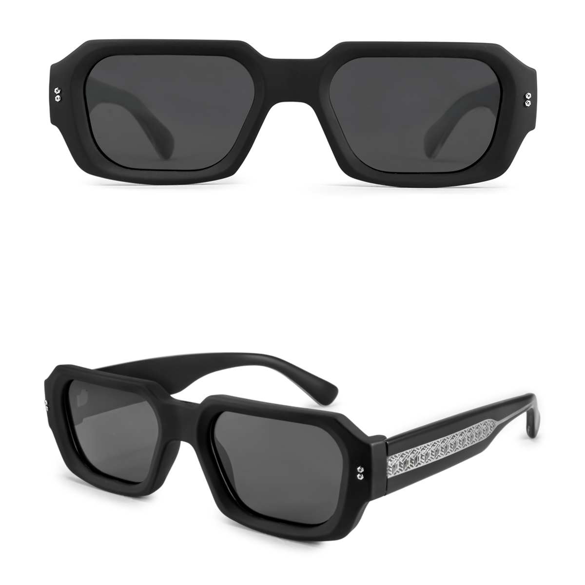 Lentes de Sol - Bronx - Black Matt - Lente Gris Polarizado