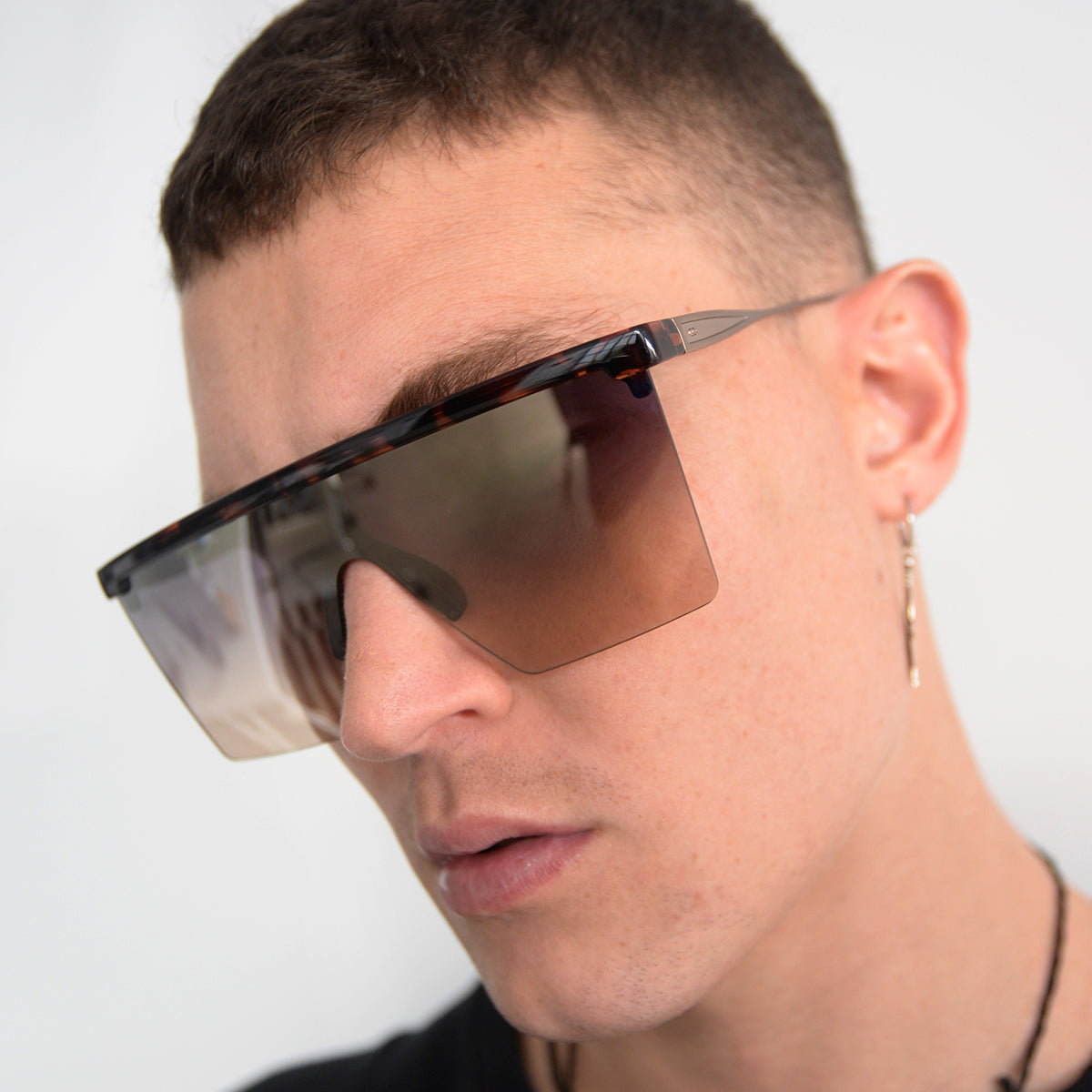 Lentes de Sol - Moscow - Metal Carey - Lente Coffee