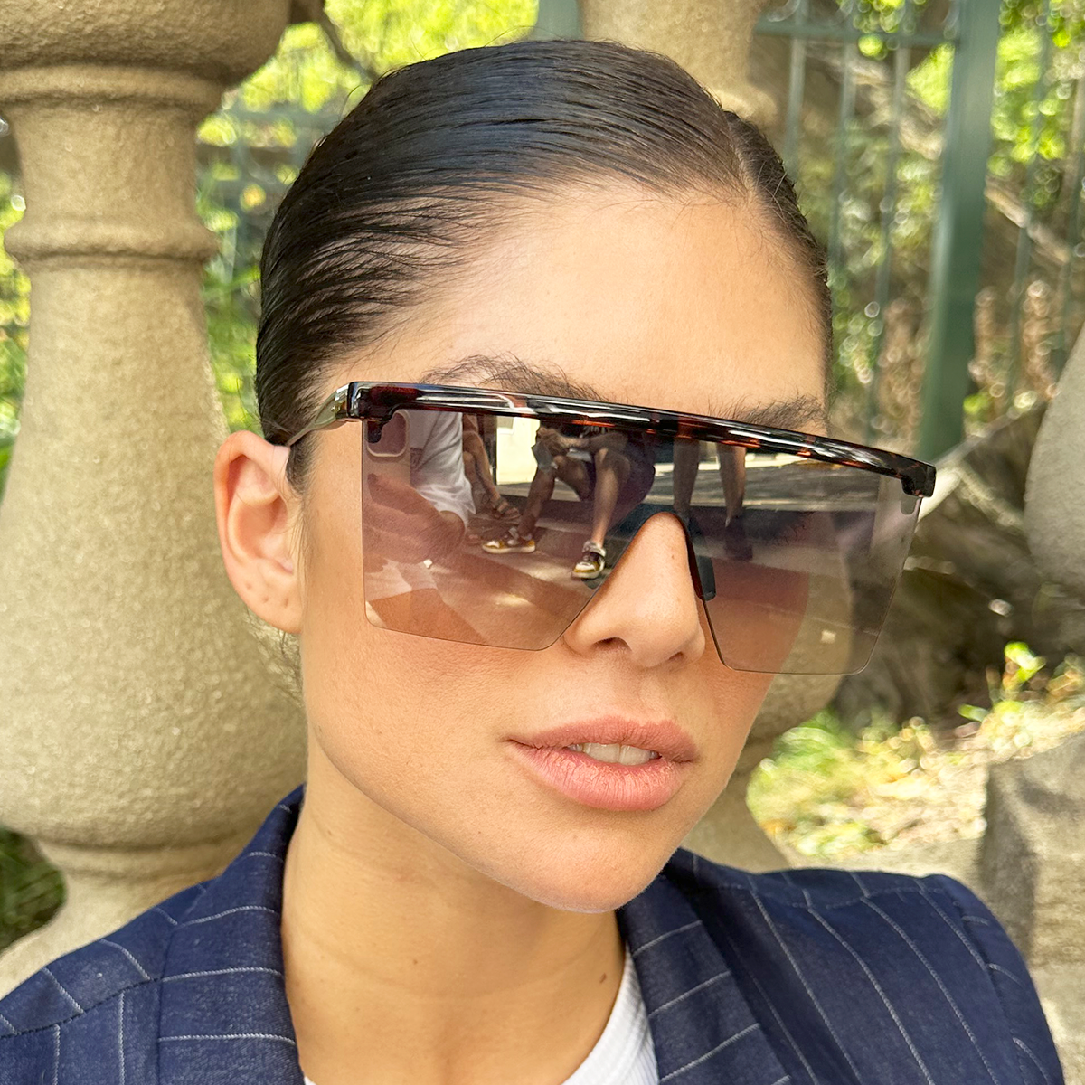 Lentes de Sol - Moscow - Metal Carey - Lente Coffee
