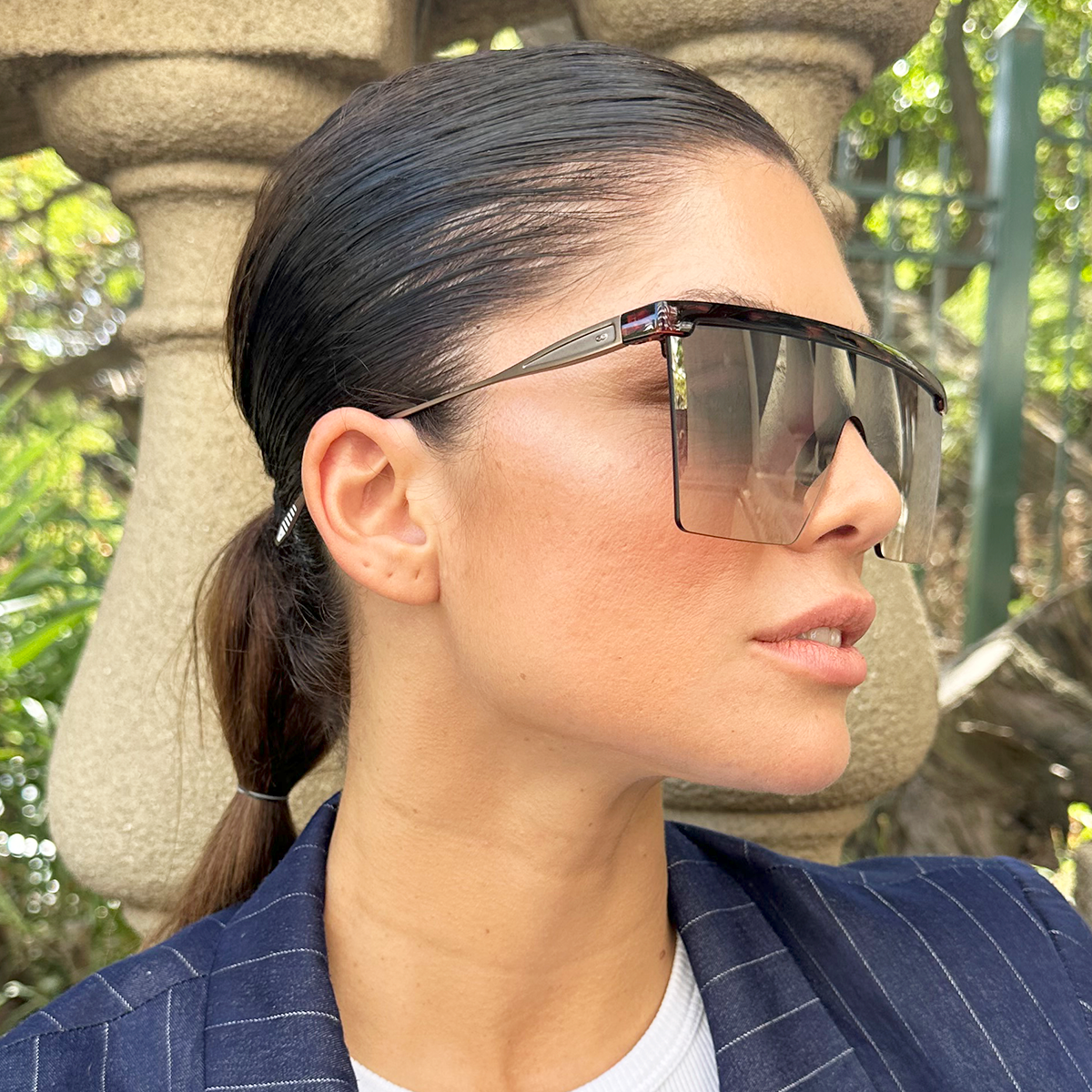 Lentes de Sol - Moscow - Metal Carey - Lente Coffee