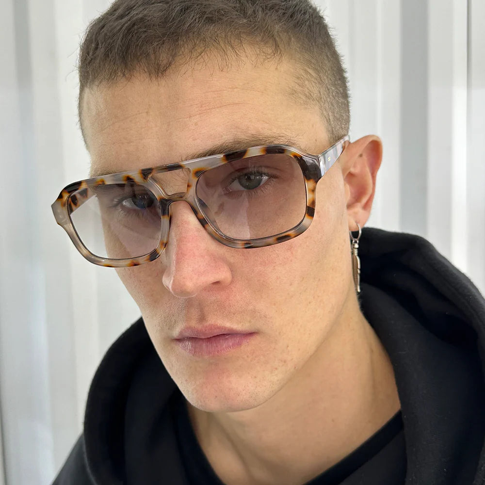 Lentes de Sol - Corsa - Demi Brown - Lente gris degradado