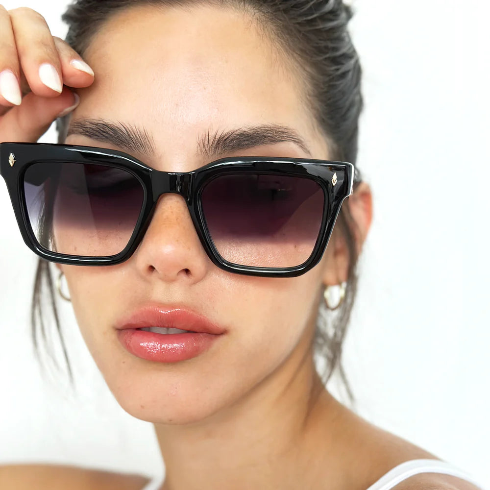 Lentes de Sol - Jacobs Eco Briller - Black Shiny - Lente horizonte