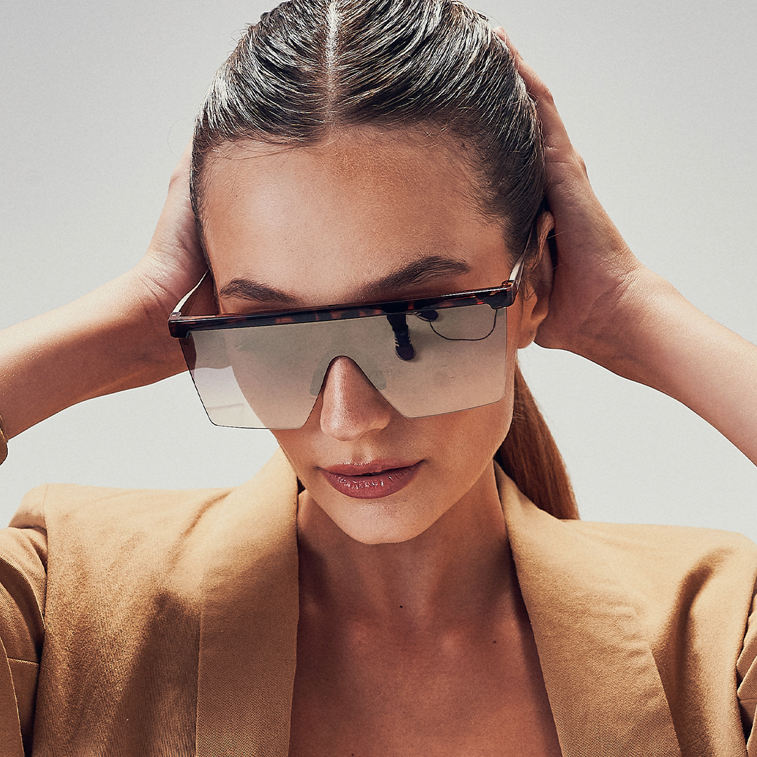 Lentes de Sol - Moscow - Metal Carey - Lente Coffee