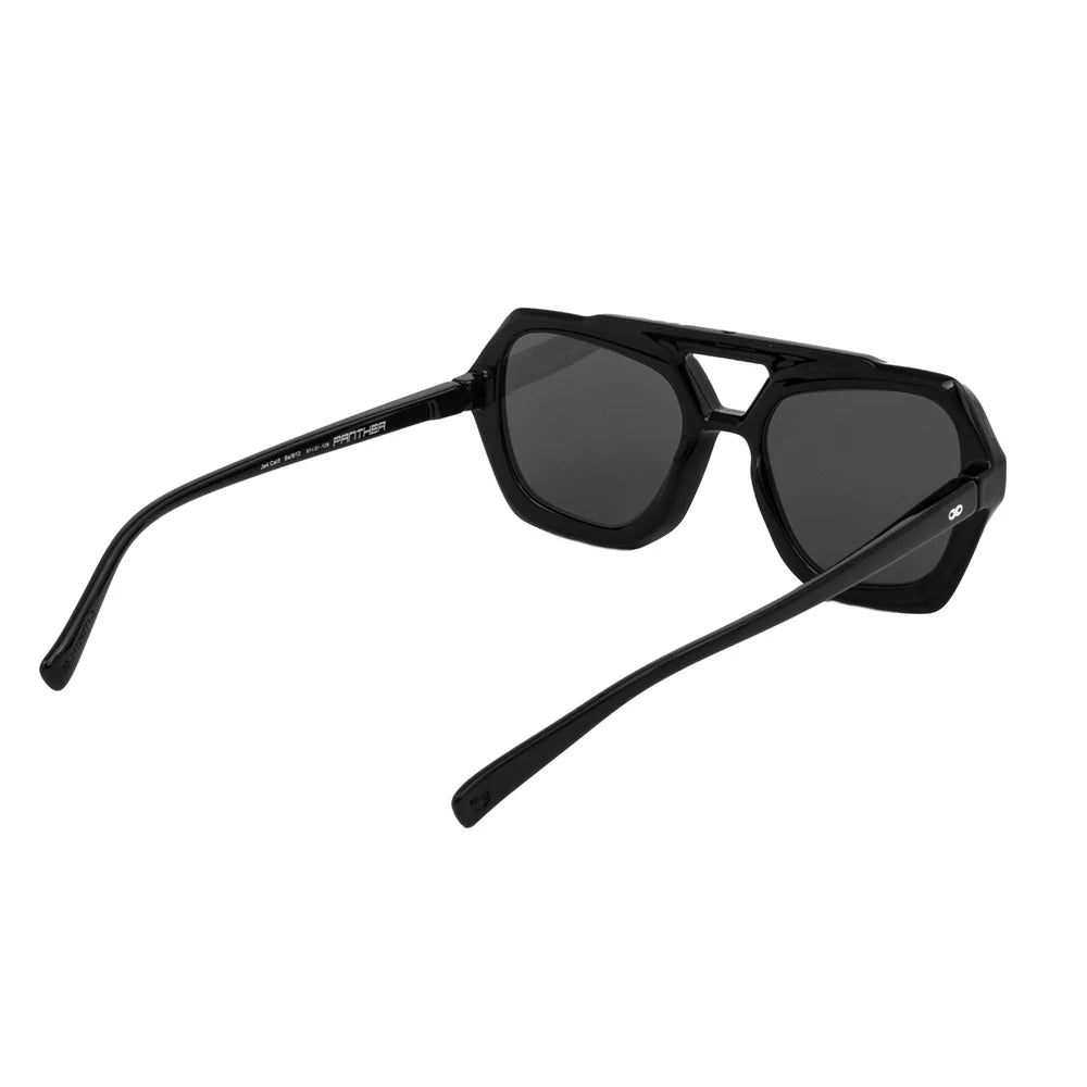 Lentes de Sol - Tiger - Black Shiny - Lente polarizada gris