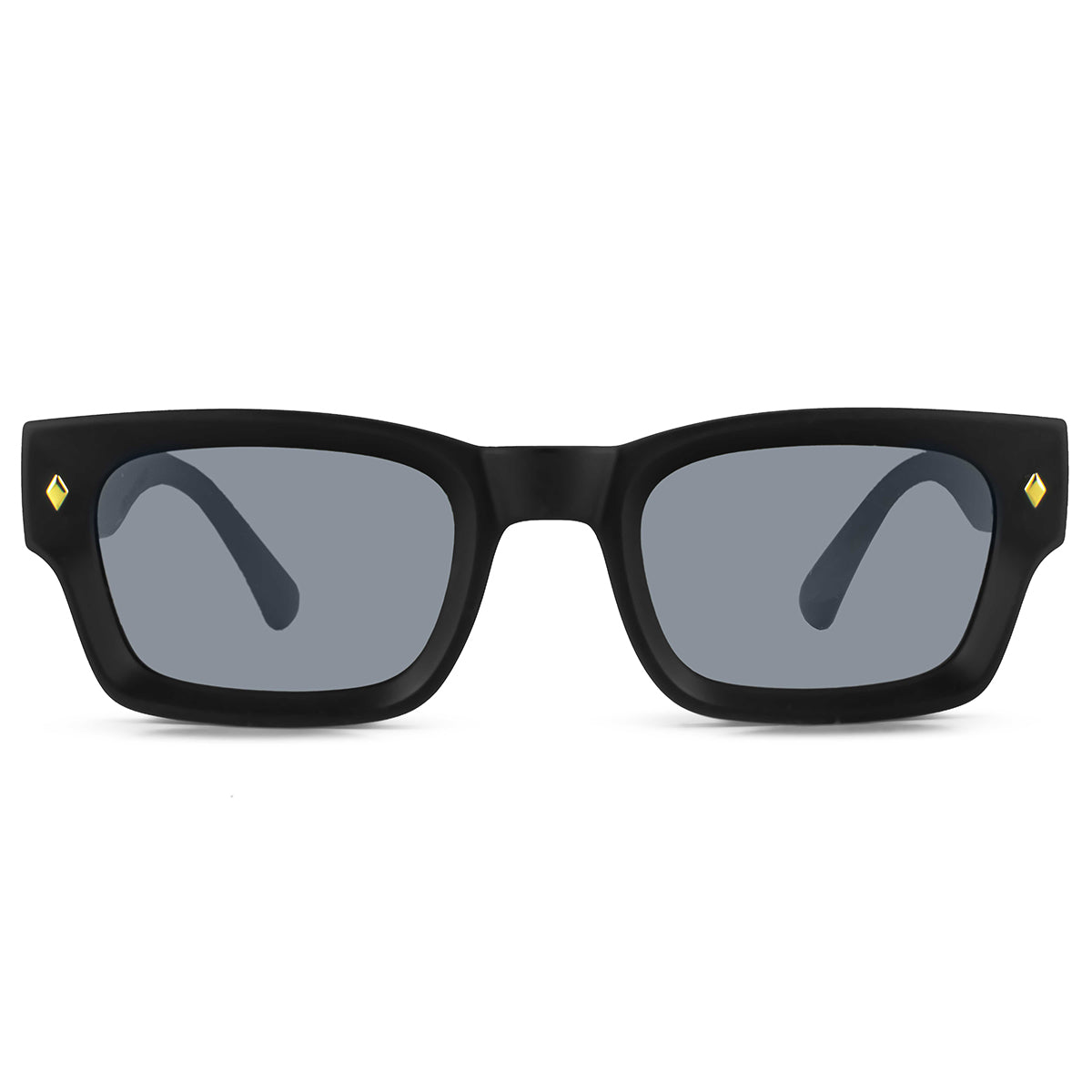 Lentes de Sol - Admiration Negro Mate Lente Gris