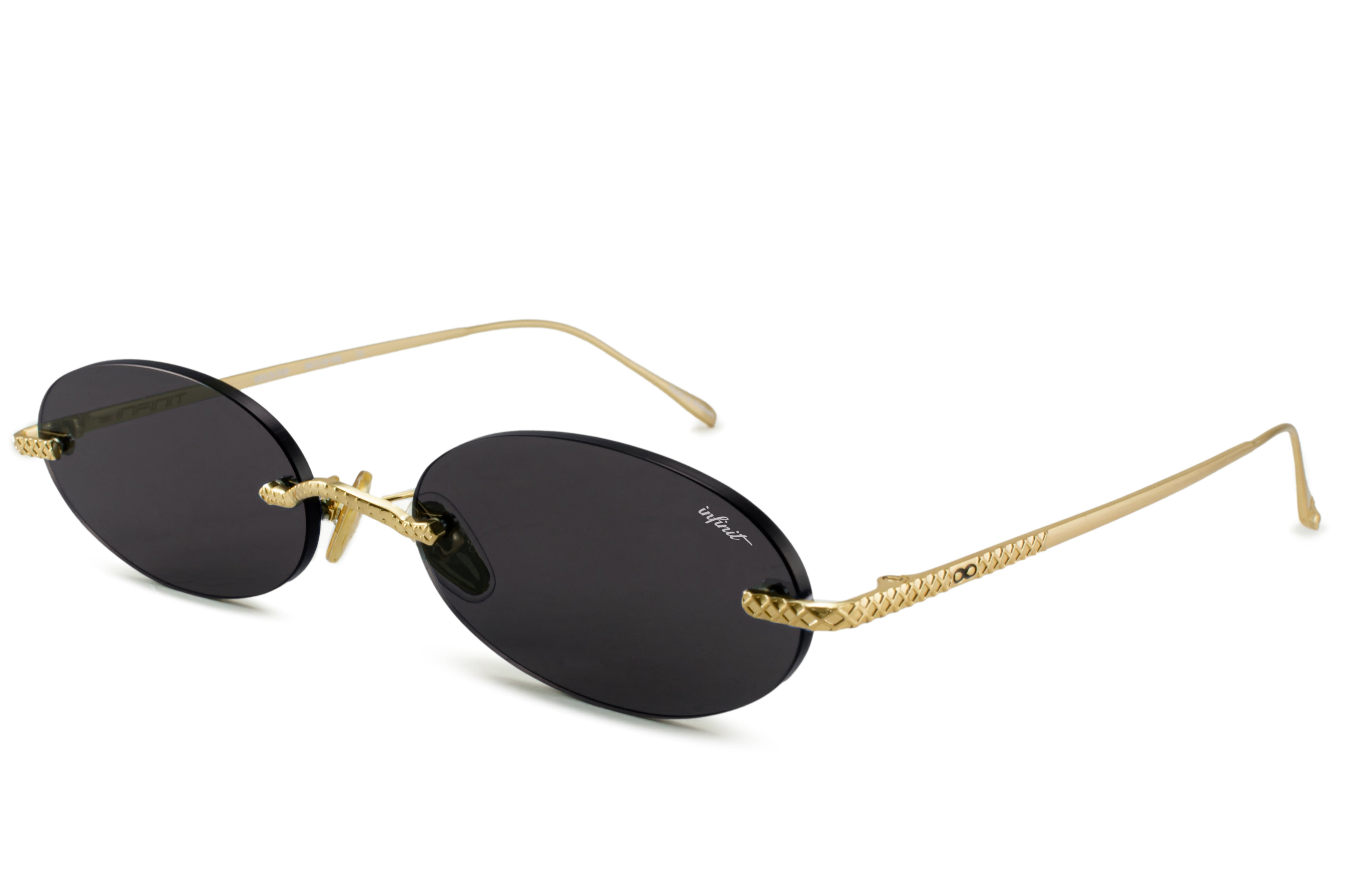 Lentes de sol - Aero Quo - Dorado - Lente Gris