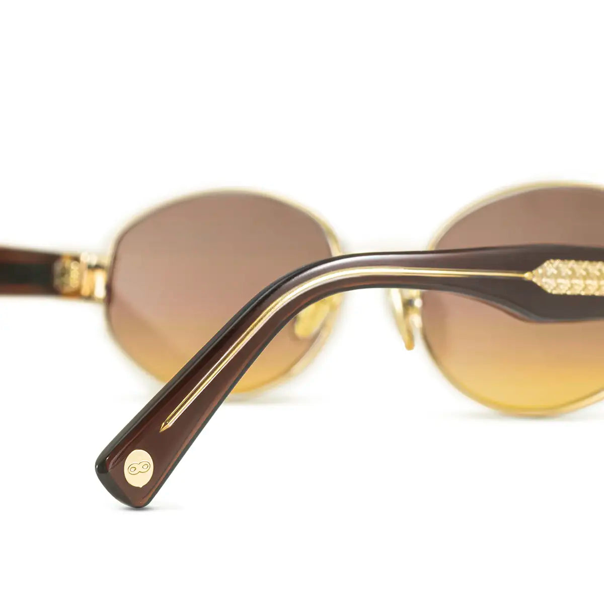 Lentes de sol - Alabama - Dorado Lente Marron