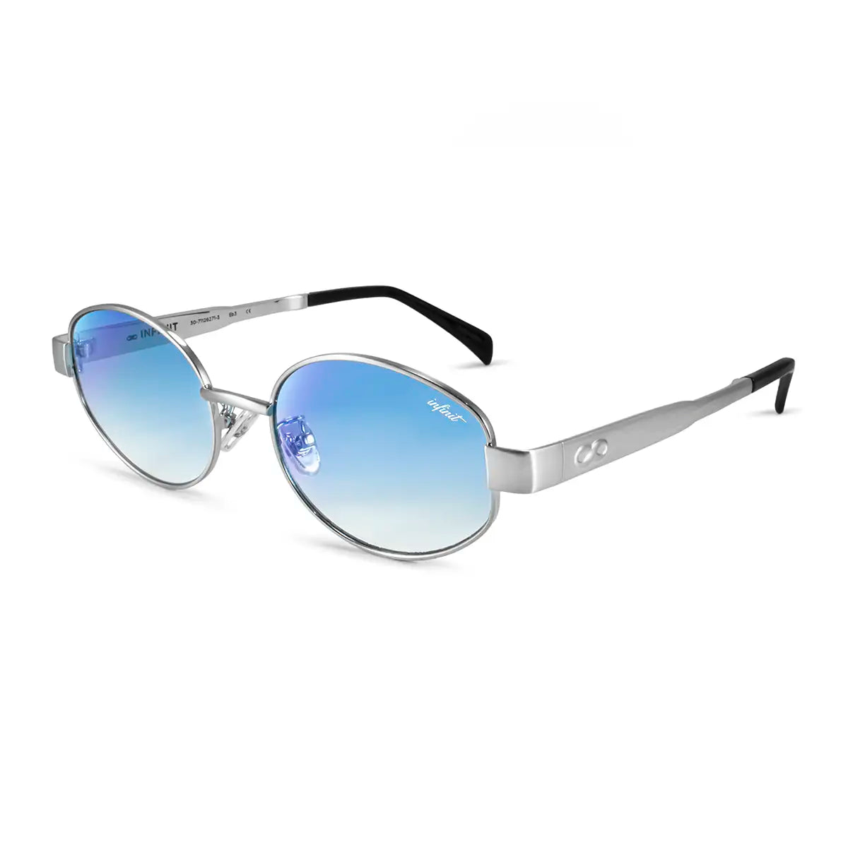 Lentes de Sol - Alaska Plateado Lente Azul Degrade