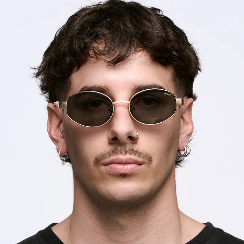 Lentes de Sol - Alaska - Dorado Lente Verde