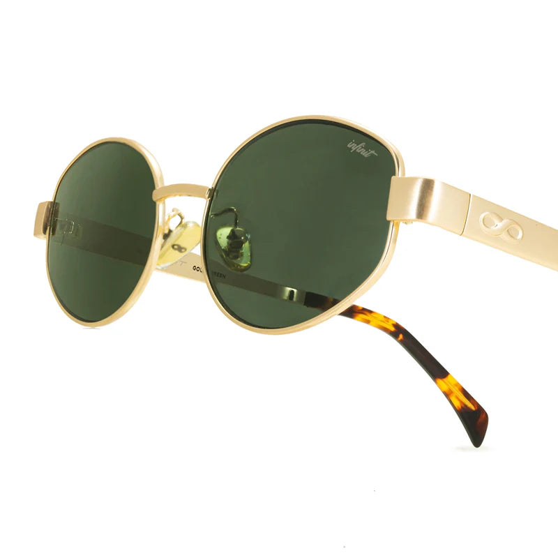 Lentes de Sol - Alaska - Dorado Lente Verde