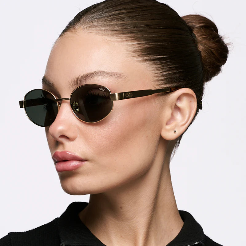 Lentes de Sol - Alaska - Dorado Lente Verde