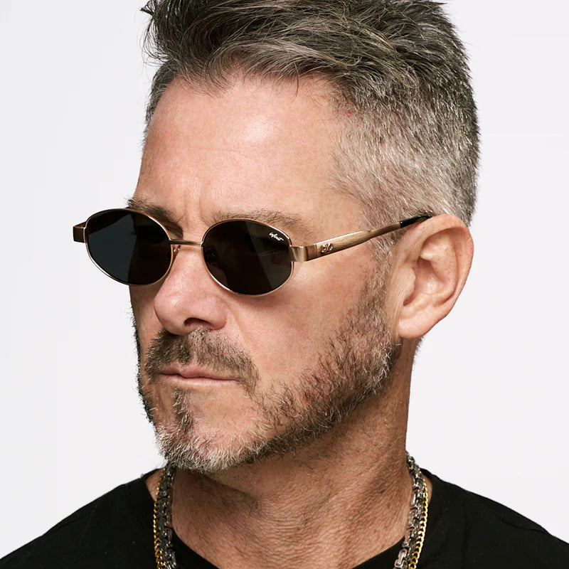 Lentes de Sol - Alaska - Dorado - Lente Gris