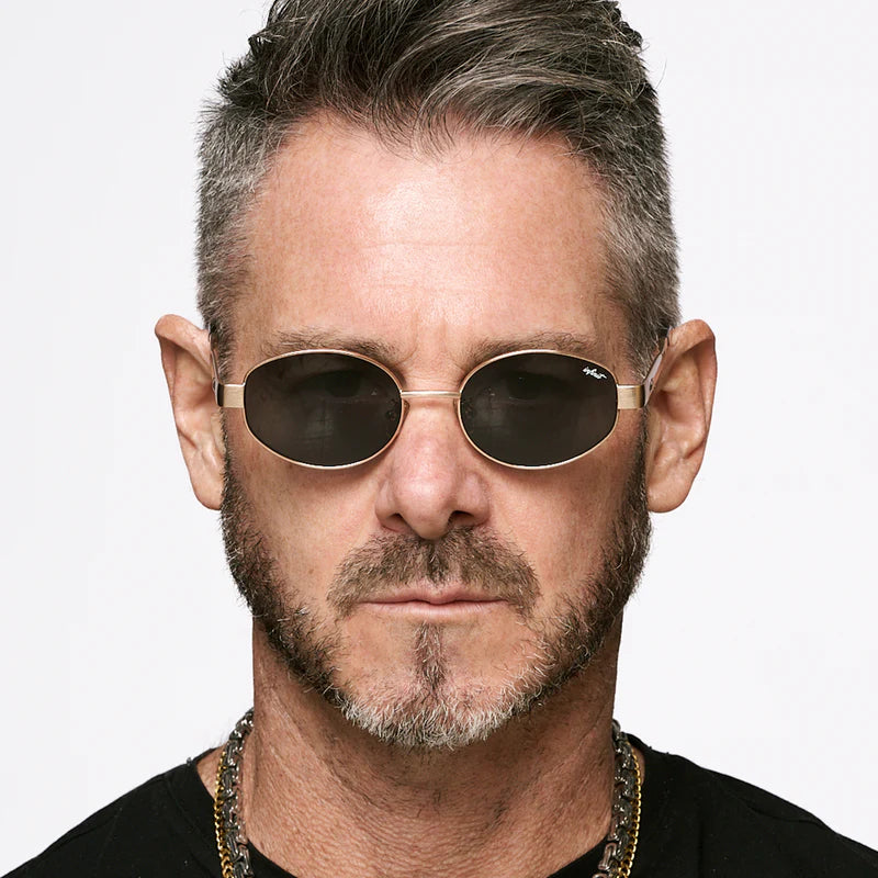 Lentes de Sol - Alaska - Dorado - Lente Gris