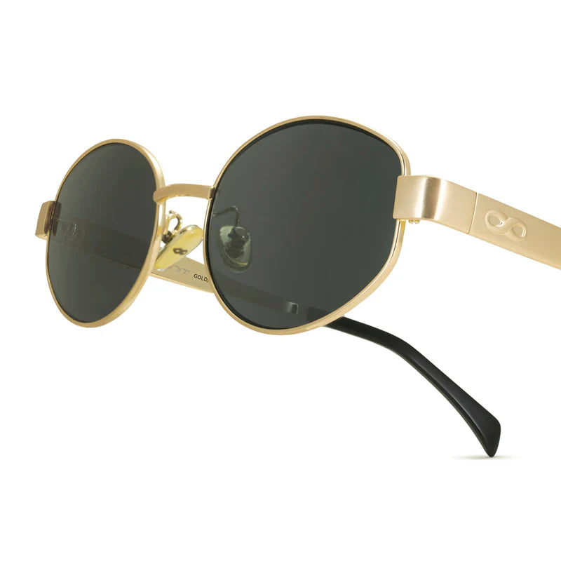 Lentes de Sol - Alaska - Dorado - Lente Gris