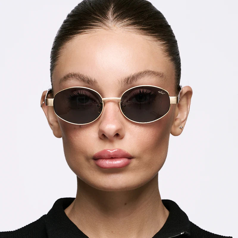 Lentes de Sol - Alaska - Dorado - Lente Gris