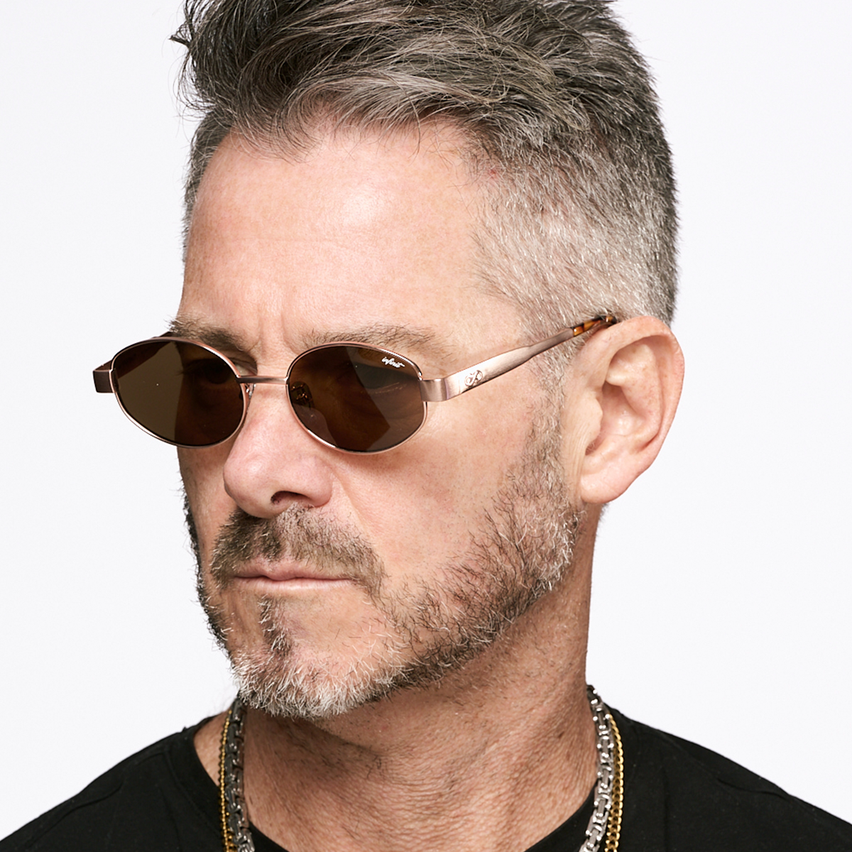 Alaska Dorado Rosado Lente Marron