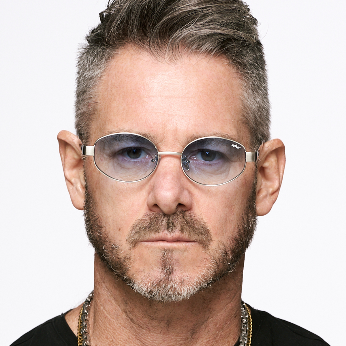 Lentes de Sol - Alaska Plateado Lente Azul Degrade