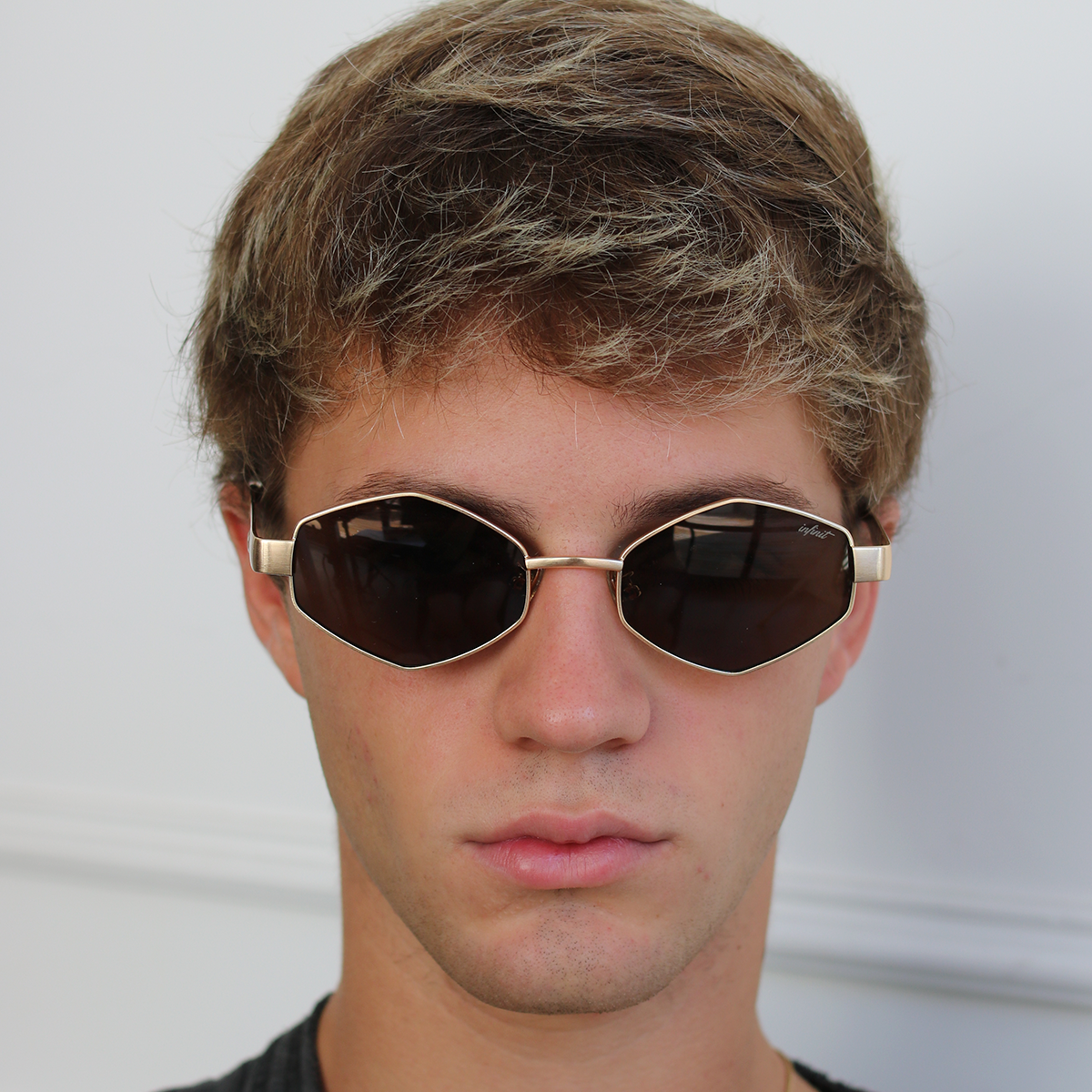 Lentes de Sol - Belice - Dorado - Lente Marron