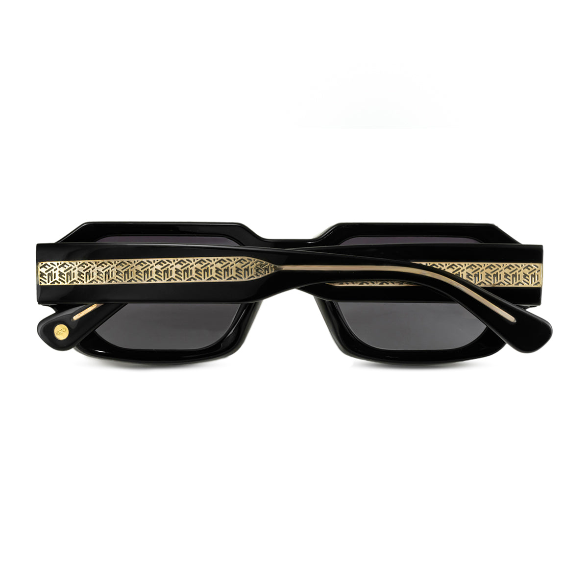 Lentes de Sol - Bronx - Black Shiny - Lente Gris Degrade