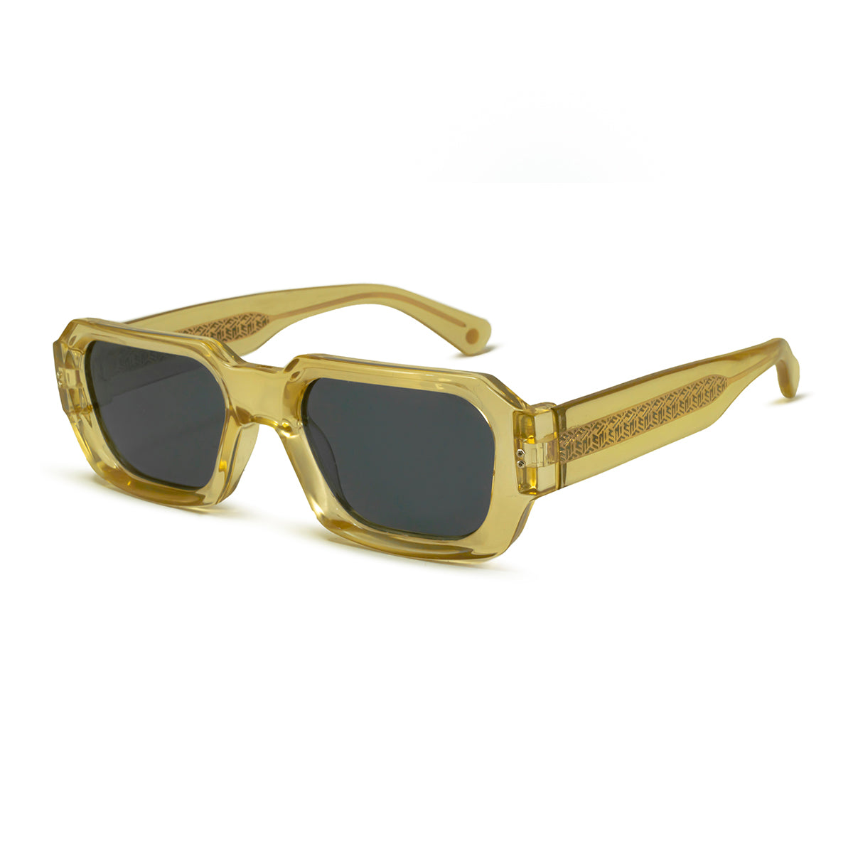 Lentes de Sol - Bronx - Champagne - Lente gris