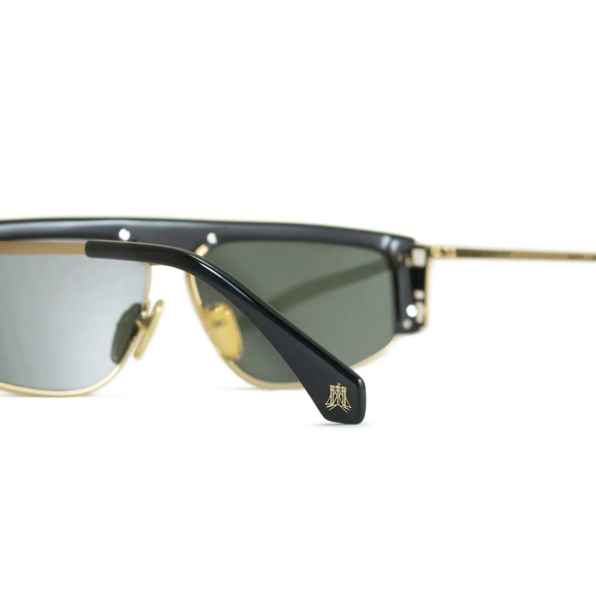 Lentes de Sol - Brooklyn - Negro Brillo - Lente Verde