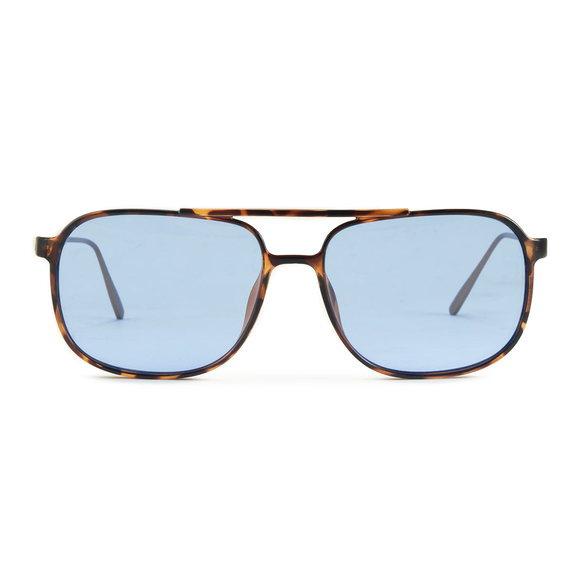 Lentes de sol - Caravan - Carey - Lente retro azul