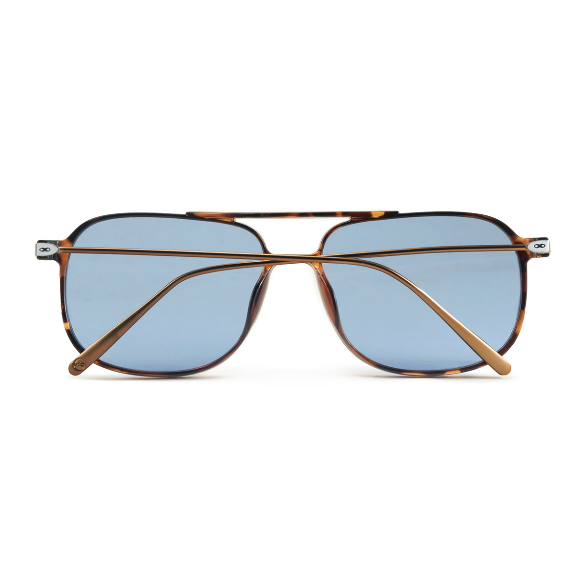 Lentes de sol - Caravan - Carey - Lente retro azul