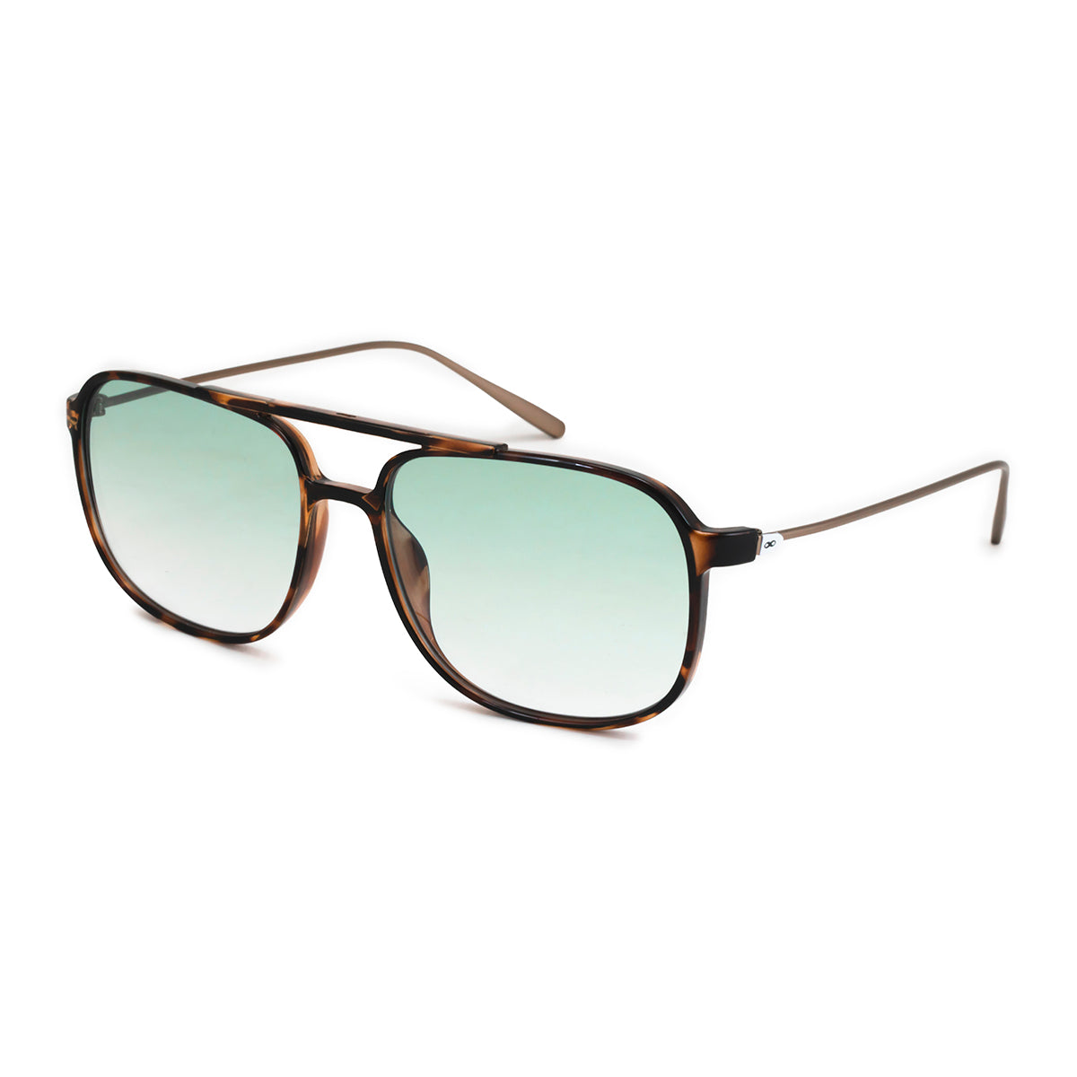 Lentes de Sol - Caravan - Metal Tortoise - Lente verde degradado