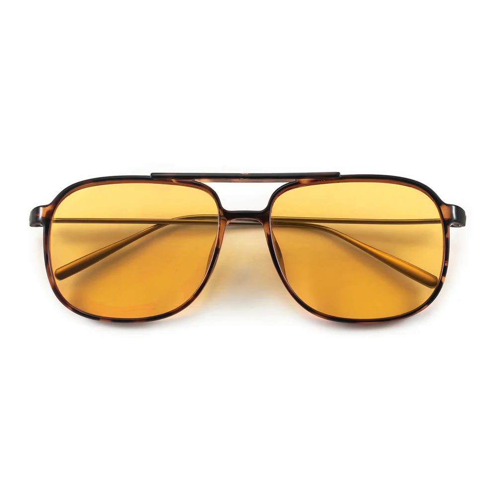 Lentes de Sol - Caravan - Metal Tortoise - Lente Amarillo