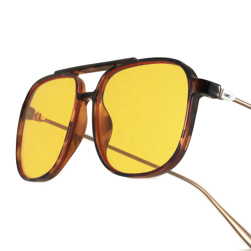 Lentes de Sol - Caravan - Metal Tortoise - Lente Amarillo