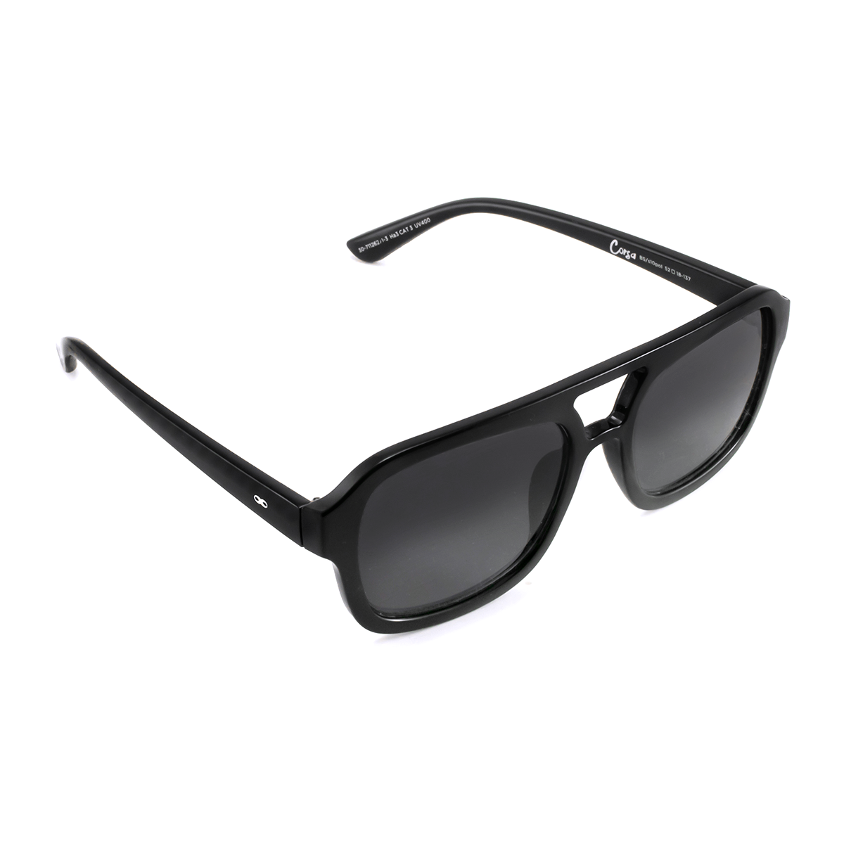 Lentes de Sol - Corsa - Negro Brillo - Lente polarizada gris degrade