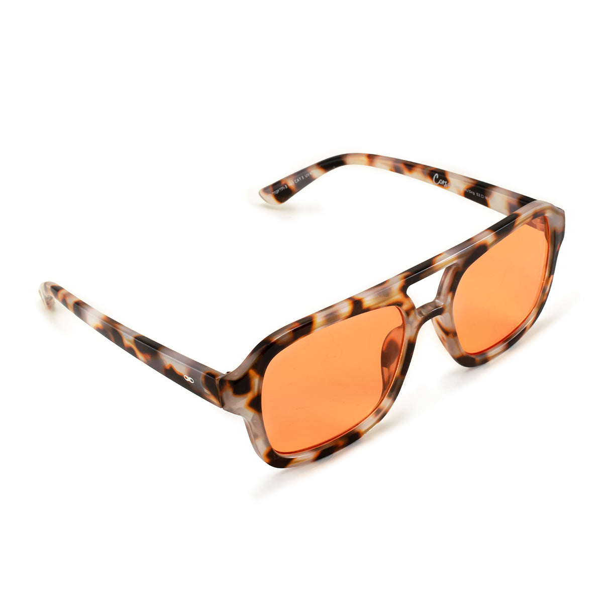 Lentes de Sol - Corsa - Demi Marrón- Lente mandarina