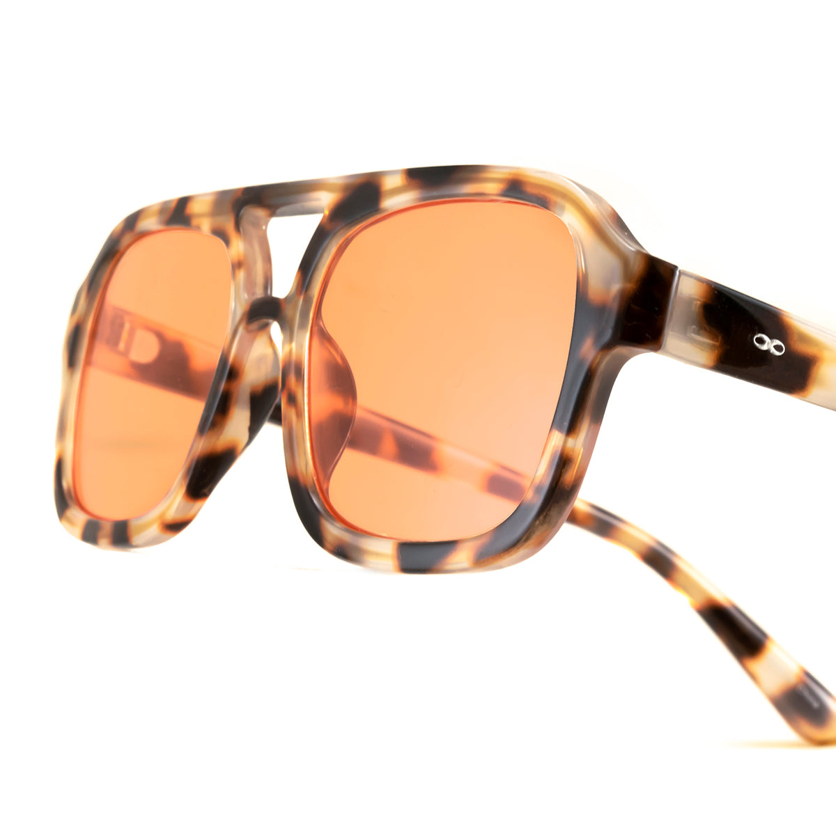 Lentes de Sol - Corsa - Demi Marrón- Lente mandarina
