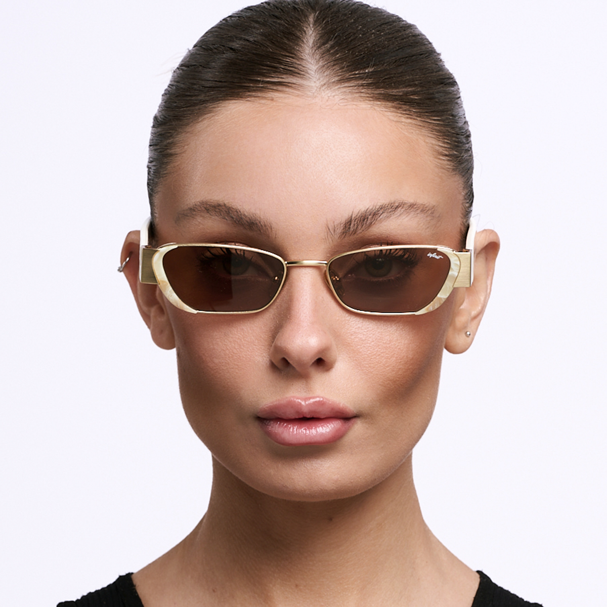 PREVENTA Diana - Dorado - Lente Marron