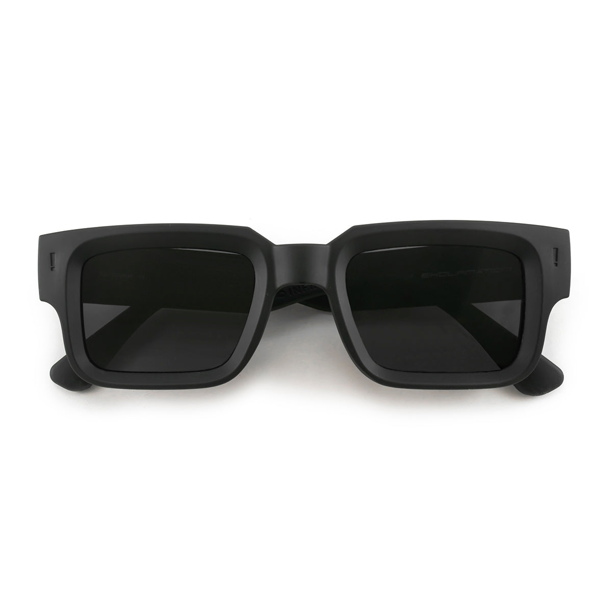 Lentes de Sol - Exclamation - Black Matt - Lente polarizada gris