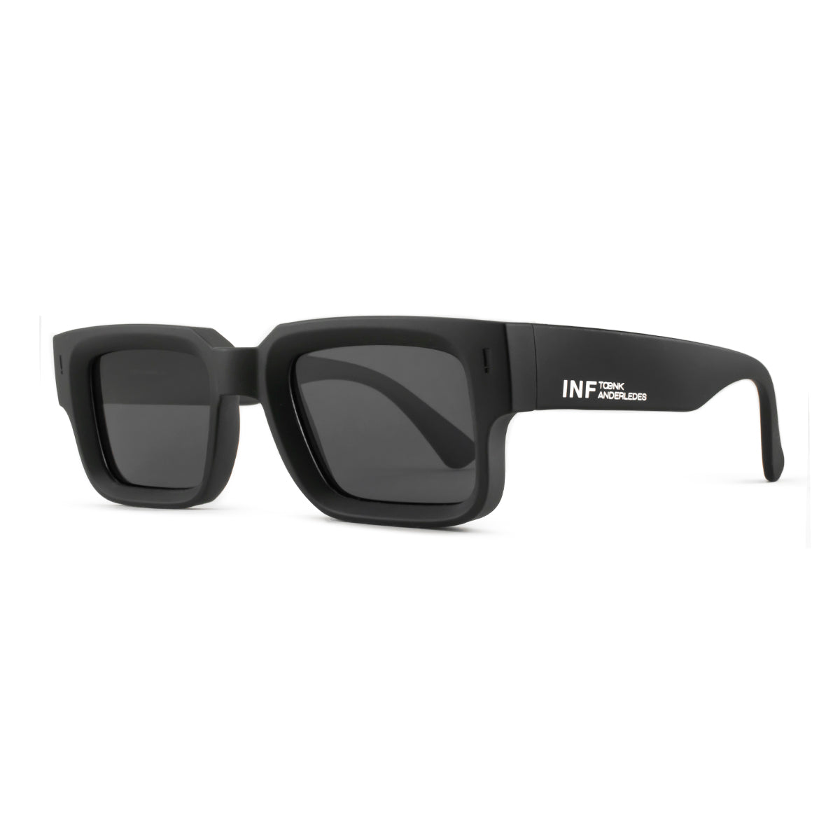 Lentes de Sol - Exclamation - Black Matt - Lente polarizada gris