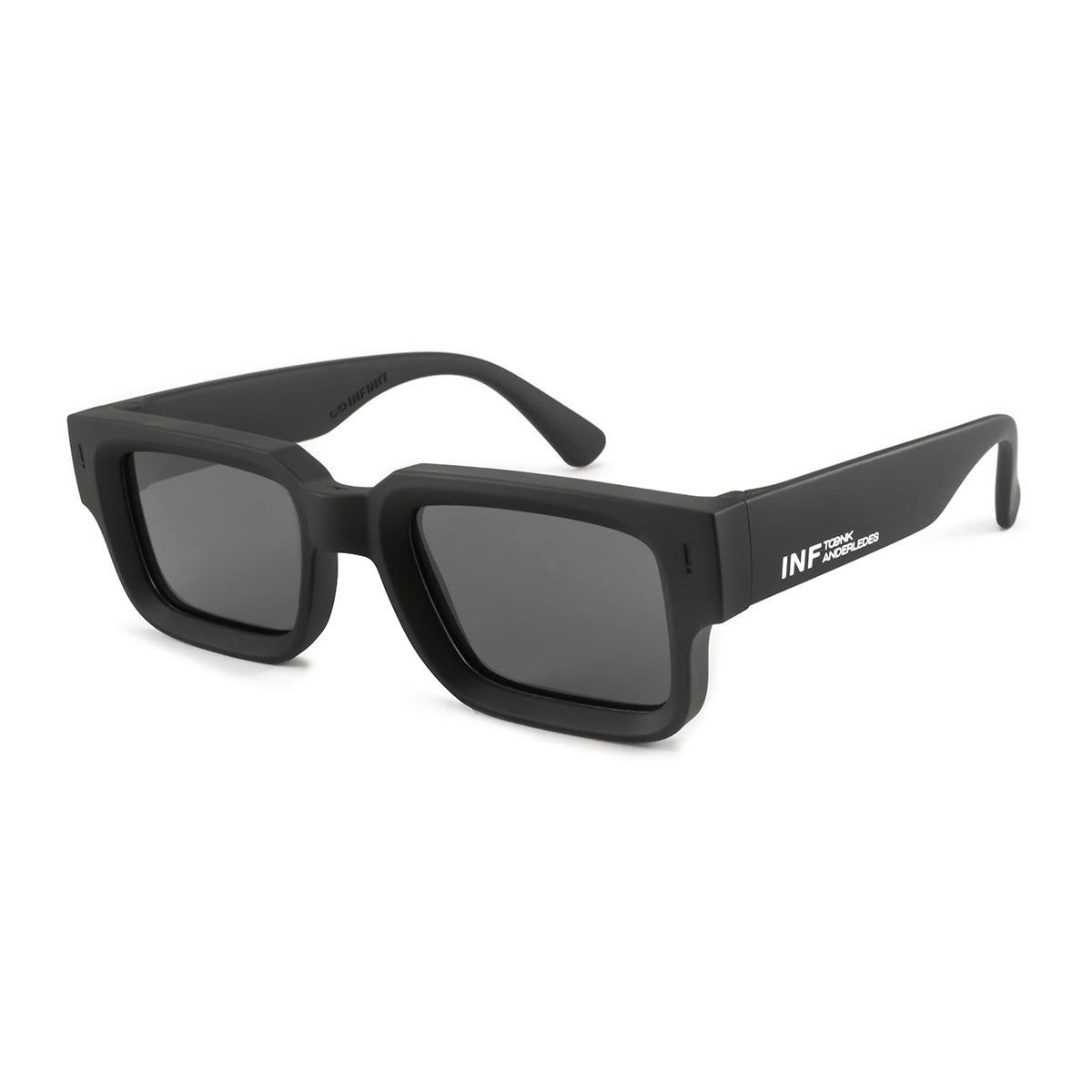 Lentes de Sol - Exclamation - Black Matt - Lente polarizada gris