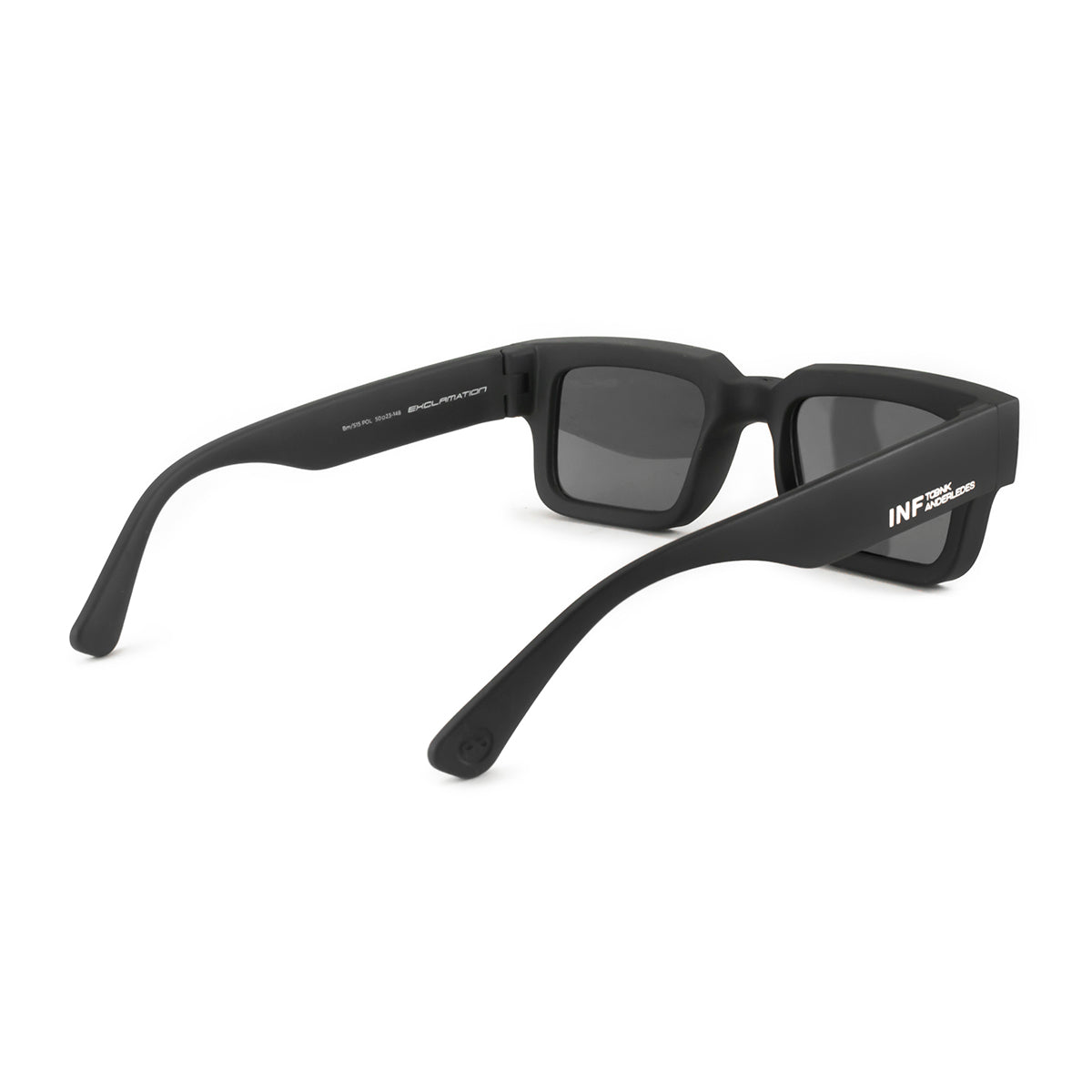 Lentes de Sol - Exclamation - Black Matt - Lente polarizada gris