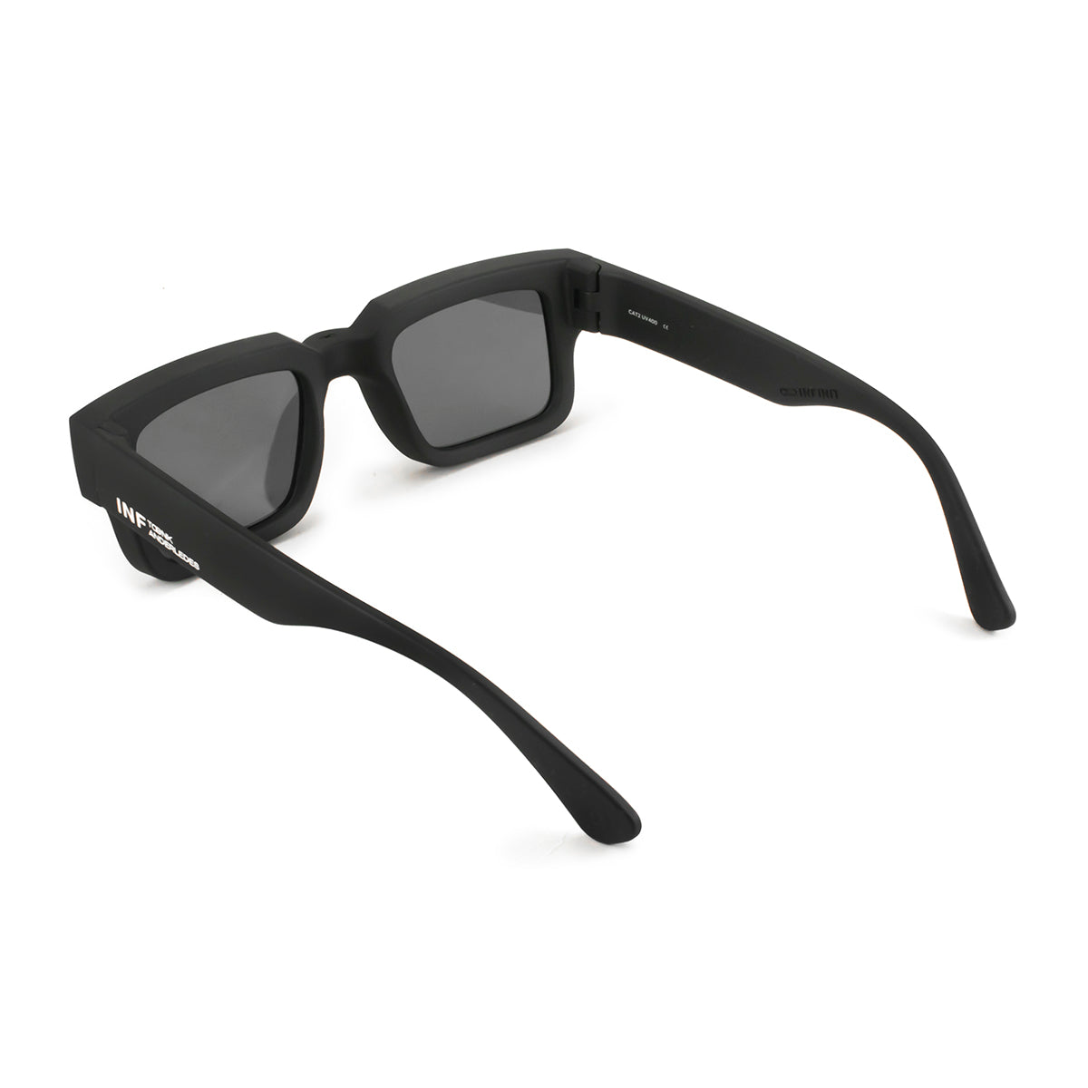 Lentes de Sol - Exclamation - Black Matt - Lente polarizada gris