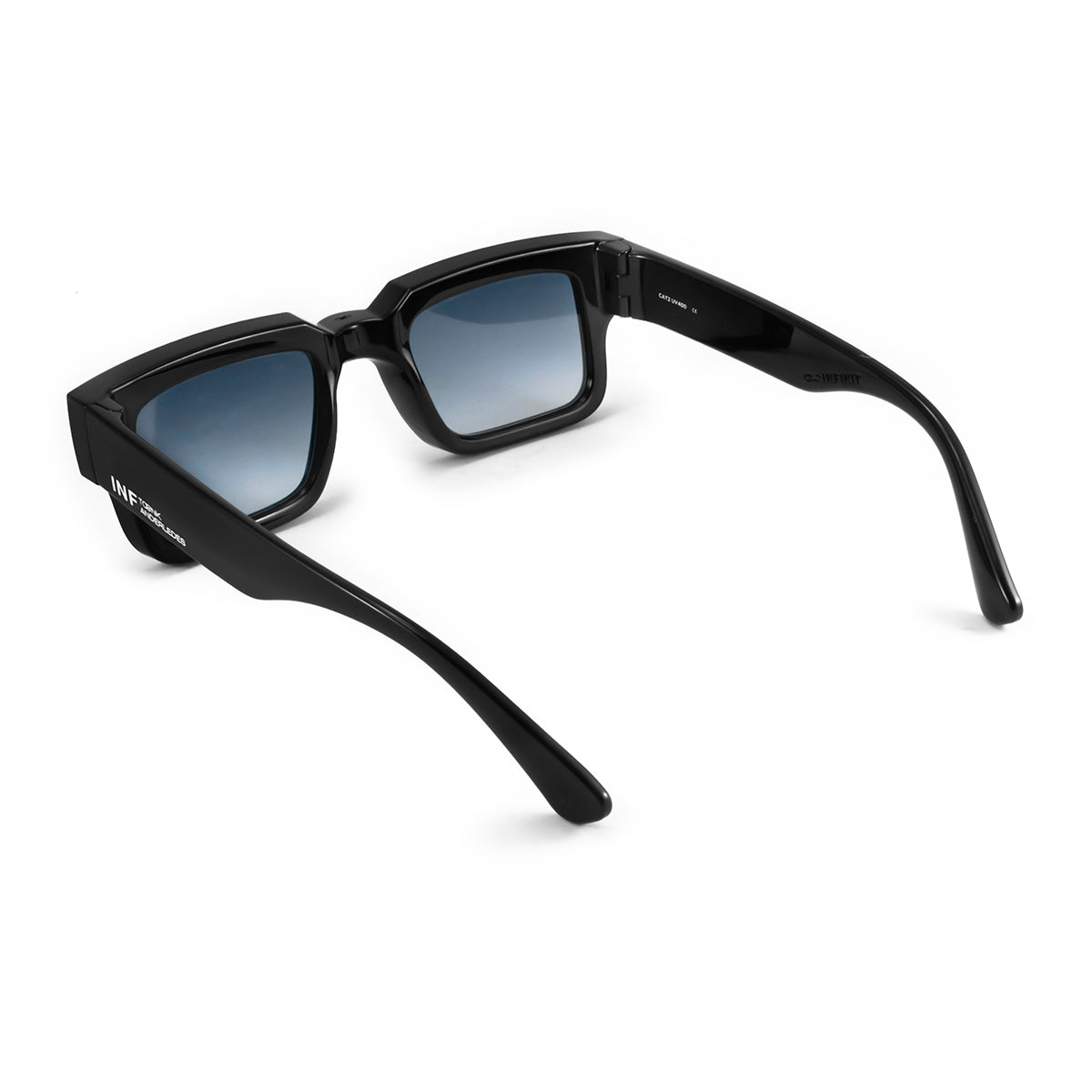 Lentes de Sol - Exclamation - Negro Brillo - Lente Azul Degrade