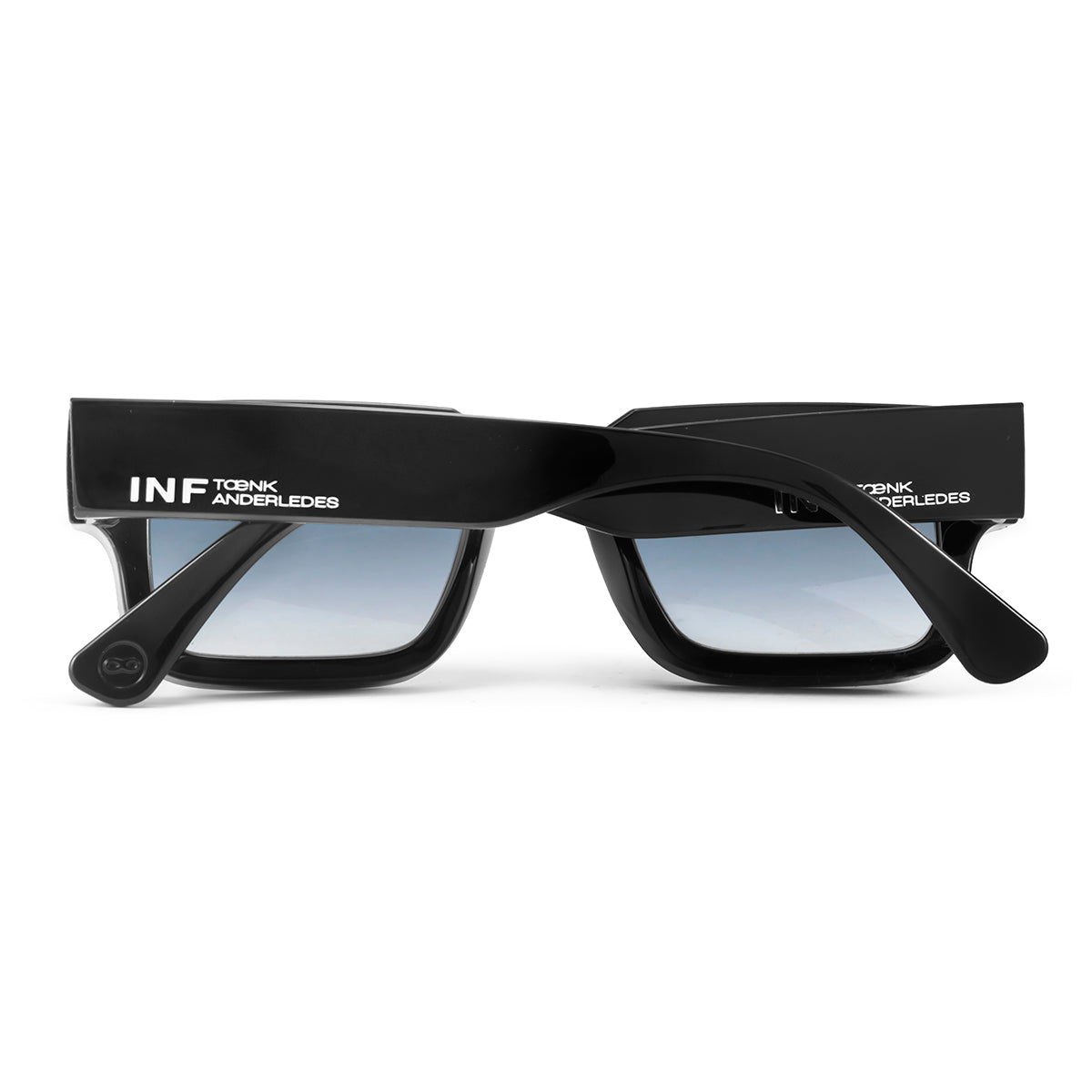 Lentes de Sol - Exclamation - Negro Brillo - Lente Azul Degrade