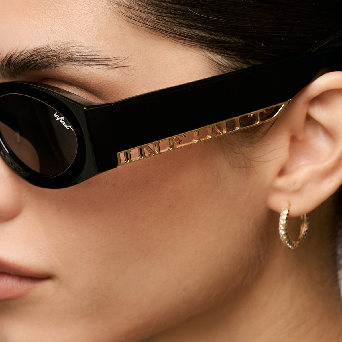 Lentes de Sol - Florida Negro Brillo Lente Gris