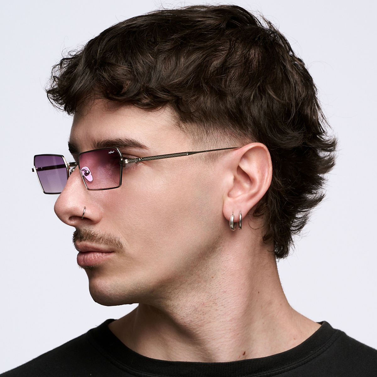 PREVENTA Gibson - Plateado Lente Violeta Degrade