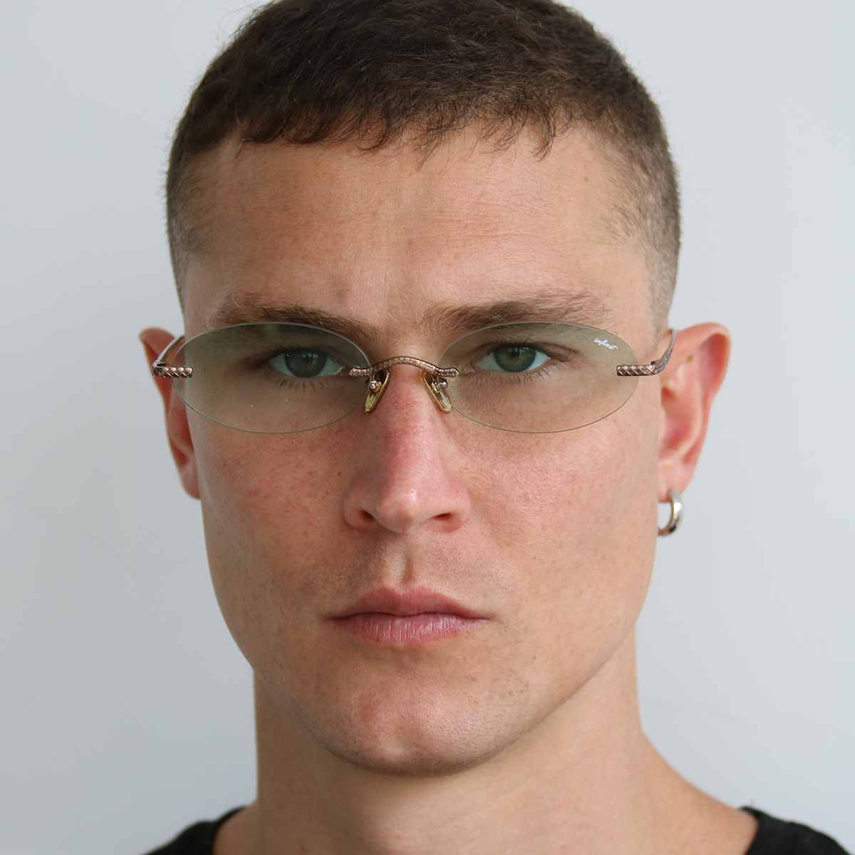 Lentes de Sol - Aero Quo - Chocolate - Lente Verde Degrade
