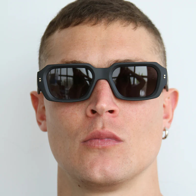 Lentes de Sol - Bronx - Black Matt - Lente Gris Polarizado