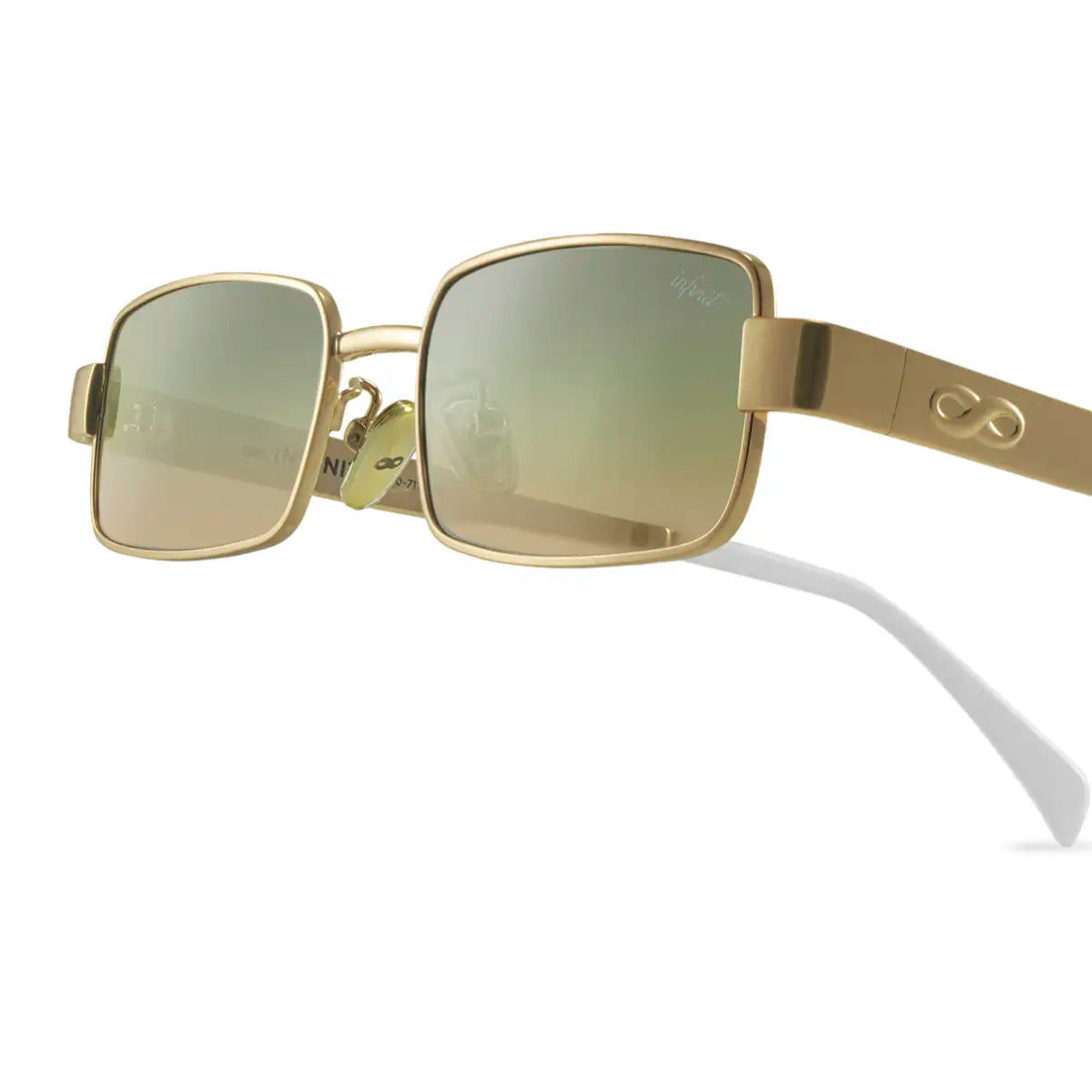 Lentes de Sol - Honshu Dorado Lente Verde Degrade