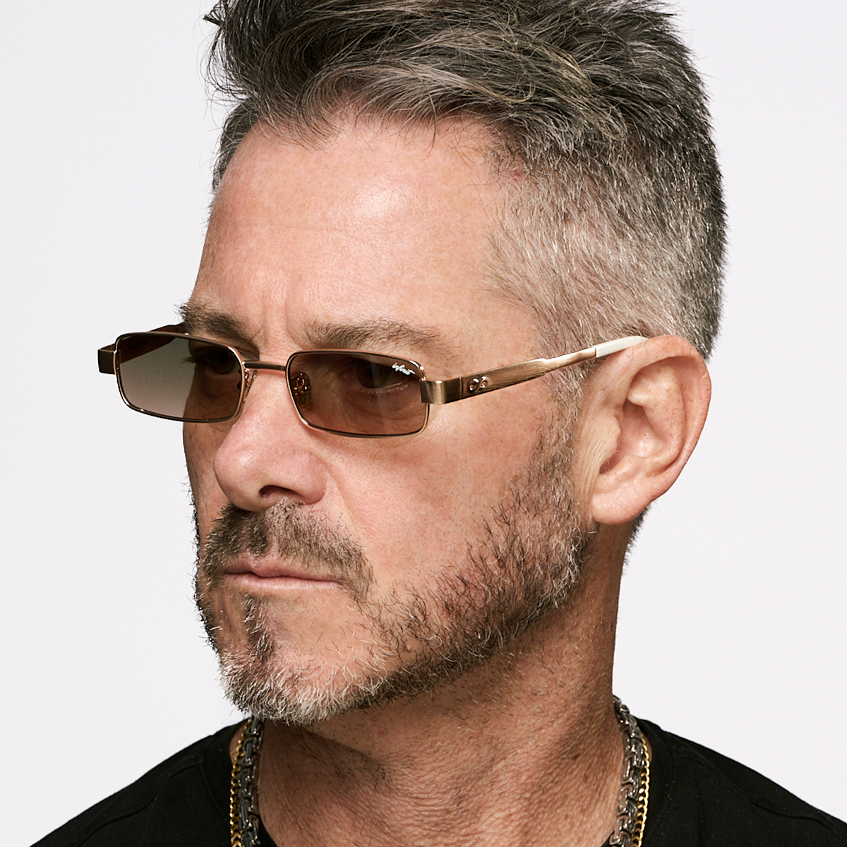 Lentes de Sol - Honshu Dorado Lente Verde Degrade